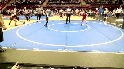 61 lbs Round Of 16 - Lucas Smith, Pocola Youth Wrestling vs Cooper Ross, Ponca City Wildcat Wrestling