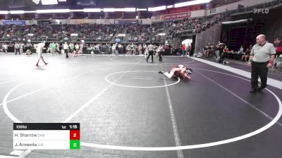 106 lbs Quarterfinal - Hugh Sharrow, QWB vs Jaden Armenta, The Community