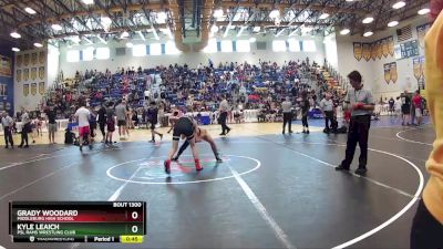 120 lbs Cons. Round 2 - Kyle Leaich, PSL Rams Wrestling Club vs Grady Woodard, Middleburg High School