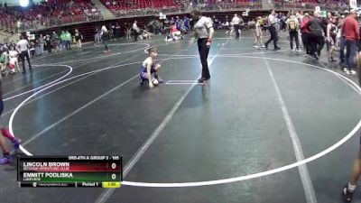 105 lbs 7th Place Match - Emmitt Podliska, Lakeview vs Lincoln Brown, McCook Wrestling Club