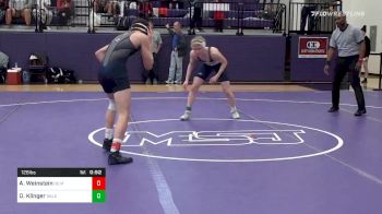 126 lbs 5th Place - Andy Weinstein, Gilman vs Owen Klinger, Salesianum