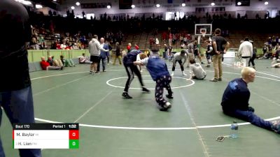 106 lbs Semifinal - Hurai Lian, Perry Meridian vs Matthew Baylor, Milan