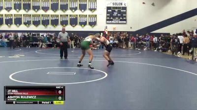 190 lbs Quarterfinal - JT Hill, Stow-Munroe Falls vs Ashton Rulewicz, GlenOak