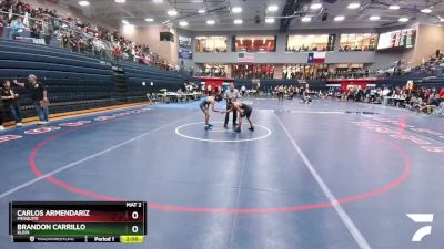 120 lbs Quarterfinal - Brandon Carrillo, Klein vs Carlos Armendariz, Mesquite