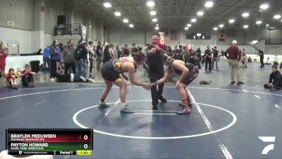195 lbs Champ. Round 2 - Braylen Meeuwsen, Michigan Grappler RTC vs Payton Howard, Hazel Park Wrestling