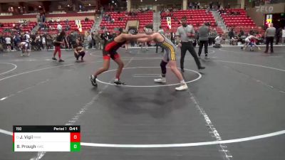 150 lbs 3rd Place Match - Juan Vigil, MWC Wrestling Academy vs Brian Prough, Hays Wrestling Club