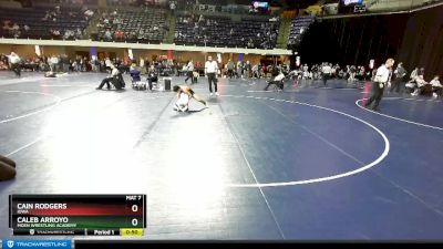 110 lbs Cons. Round 3 - Cain Rodgers, Iowa vs Caleb Arroyo, Moen Wrestling Academy