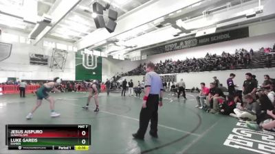 157 lbs Cons. Semi - Jesus Aispuro, Sunnyslope vs Luke Gareis, Damien