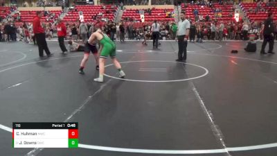 110 lbs Cons. Round 5 - Jacob Downs, Derby Wrestling Club vs Cooper Huhman, Maize Wrestling Club