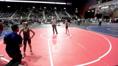 81 lbs 3rd Place - Cooper Walker, Wyoming Underground vs Kaice Ruby, Touch Of Gold WC