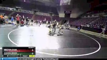 77 lbs Round 4 (10 Team) - Hudson Bragg, Bear Cave Wrestling Club vs Britton Culek, Victory Training Center
