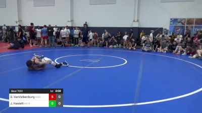 75 lbs Semifinal - Grayson VanValkenburg, Ares W.C. (MI) vs Jacob Haslett, Metro All-Stars