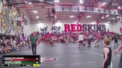 66 lbs Round 2 - Hayden Landers, Eastside Youth Wrestling vs Lucan Stellwagen, Unaffiliated