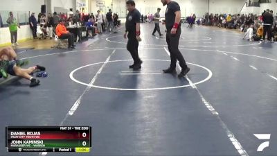 141 lbs Semifinal - Daniel Rojas, Imlay City Youth WC vs John Kaminski, Marauder WC - Warren