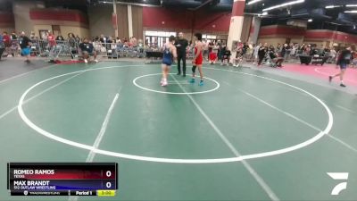 126 lbs Champ. Round 2 - Romeo Ramos, Texas vs Max Brandt, 512 Outlaw Wrestling