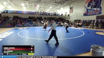 170 lbs 1st Place Match - Jose Laguna, Post Falls vs Eli Perkes, Hanford