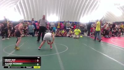 90 lbs Round 1 (8 Team) - Grady Ray, Alpha Elite vs Tucker McKinney, FORGE