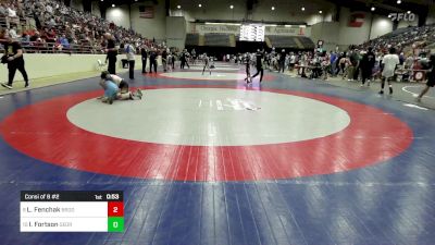 100 lbs Consi Of 8 #2 - Luke Fenchak, Brookwood Bronco Wrestling Club vs Isaiah Fortson, Georgia