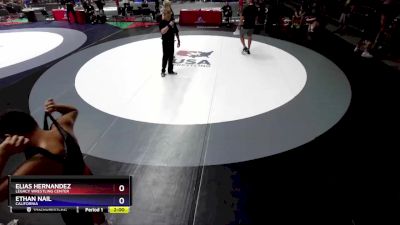 165 lbs Cons. Round 2 - Elias Hernandez, Legacy Wrestling Center vs Ethan Nail, California