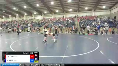 67 lbs Cons. Semi - Atlas Trout, Wasatch Wrestling Club vs Treyden Rigby, Wasatch Wrestling Club