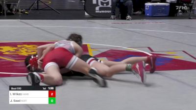 106 lbs Round Of 16 - Isabelle Wilkes, Hamburg-G vs JoAnna Saad, North Hills-G