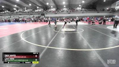 95 lbs Cons. Round 3 - Liam Venz, Ste. Genevieve Youth Wrestling Club-AAA vs Troy White, Team Central Wrestling Club-AAA