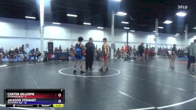 130 lbs Round 4 (6 Team) - Carter Gillespie, Colorado Blue vs Jackson Stewart, Oklahoma Red