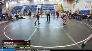 132 lbs Round 4 (8 Team) - Talon Maple, Funky Monkey vs Devin Williamson, Backyard Boyz Black