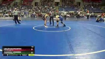152 lbs Round 1 - Marshall Lindgren, #3 South Border vs Jaylen Baumgarten, Central Cass