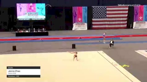 Jenna Zhao - Clubs, World Elite - 2021 USA Gymnastics Championships