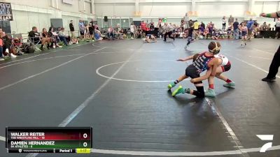 64 lbs Round 4 (8 Team) - Walker Reiter, The Wrestling Mill vs Damien Hernandez, 84 Athletes