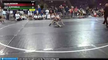 G-97 lbs Round 1 (4 Team) - Olivia Bezdicek, Team ID vs Lilly Quintanilla, Team WY