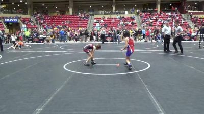 70 lbs Champ. Round 2 - Kendra Loader, Caney Valley Wrestling vs Hayden Jones, Wamego Wrestling Club