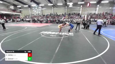 130 lbs Round Of 16 - Zack Valdez, New Mexico Bad Boyz vs Elijah Salazar, Alamosa