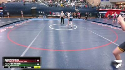 144 lbs Champ. Round 1 - Hatcher Keiser, Dallas Highland Park vs Josh Walters, Conroe Woodlands College Park