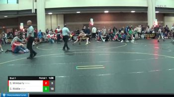 91 lbs Finals (2 Team) - Cade Riddle, Steel Valley vs Cale Wimberly, Panhandle All-Stars