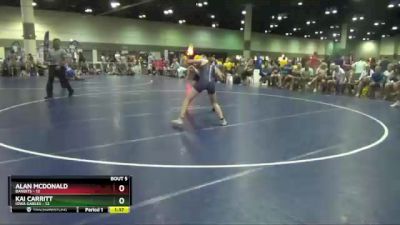 132 lbs Round 2 (6 Team) - Alan McDonald, Bandits vs Kai Carritt, Iowa Gables