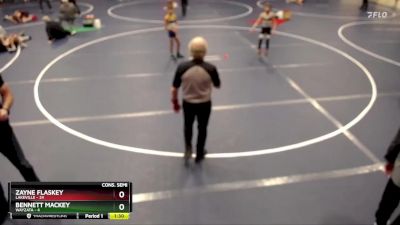 68 lbs Semis & 1st Wrestleback (8 Team) - Zayne Flaskey, Lakeville vs Bennett Mackey, Wayzata