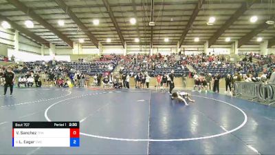 120 lbs 3rd Place Match - Logan Eagar, Charger Wrestling Club vs Vincent Sanchez, Team Prestige Wrestling