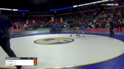 120 lbs Quarterfinal - Christian Nunez, St. John Bosco (SS) vs Nic Aguilar, Gilroy (CC)