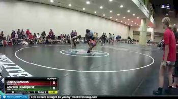 114 lbs Round 4 (10 Team) - Adyson Lundquist, Iowa T-Wrecks vs Jensis Sanders, CLWC / IWC