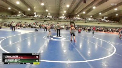 85 lbs Cons. Round 2 - Logan Moore, Jackson Wrestling Club-AAA vs Jakob Henbest, Wildcat Takedown Club-AA 