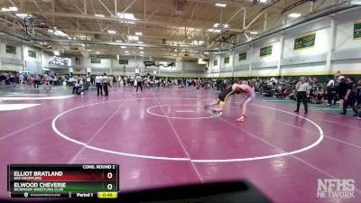 170 lbs Cons. Round 2 - Elwood Cheverie, Dickinson Wrestling Club vs Elliot Bratland, 605 Grapplers