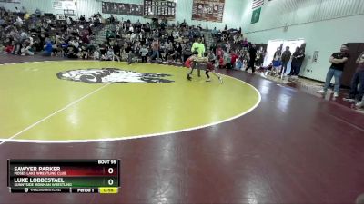 62 lbs 1st Place Match - Sawyer Parker, Moses Lake Wrestling Club vs Luke Lobbestael, Sunnyside Ironman Wrestling