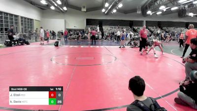 93 lbs Rr Rnd 8 - Joseph Eboli, Red Nose WC vs Kale Davis, M2TC Red