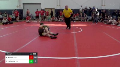 120 lbs Round 1 - Andrew Aparo, Superior W.A. (NY) vs Dakota Johnson, The Asylum Black