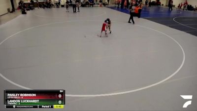 50 lbs Finals (8 Team) - Landon Luckhardt, TMBWWG vs Paisley Robinson, Little Falls