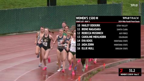 Women's 1500m, Prelims 3