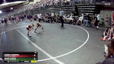 50 lbs Round 5 (6 Team) - Jaxon Cardinal, Minnesota Maroon vs Bowe Klema, Kansas Copperhead