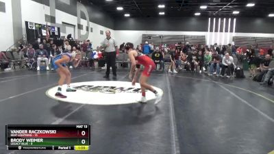 112 lbs Round 1 (8 Team) - Vander Raczkowski, Heat Lightning vs Brody Weimer, Legacy Blue